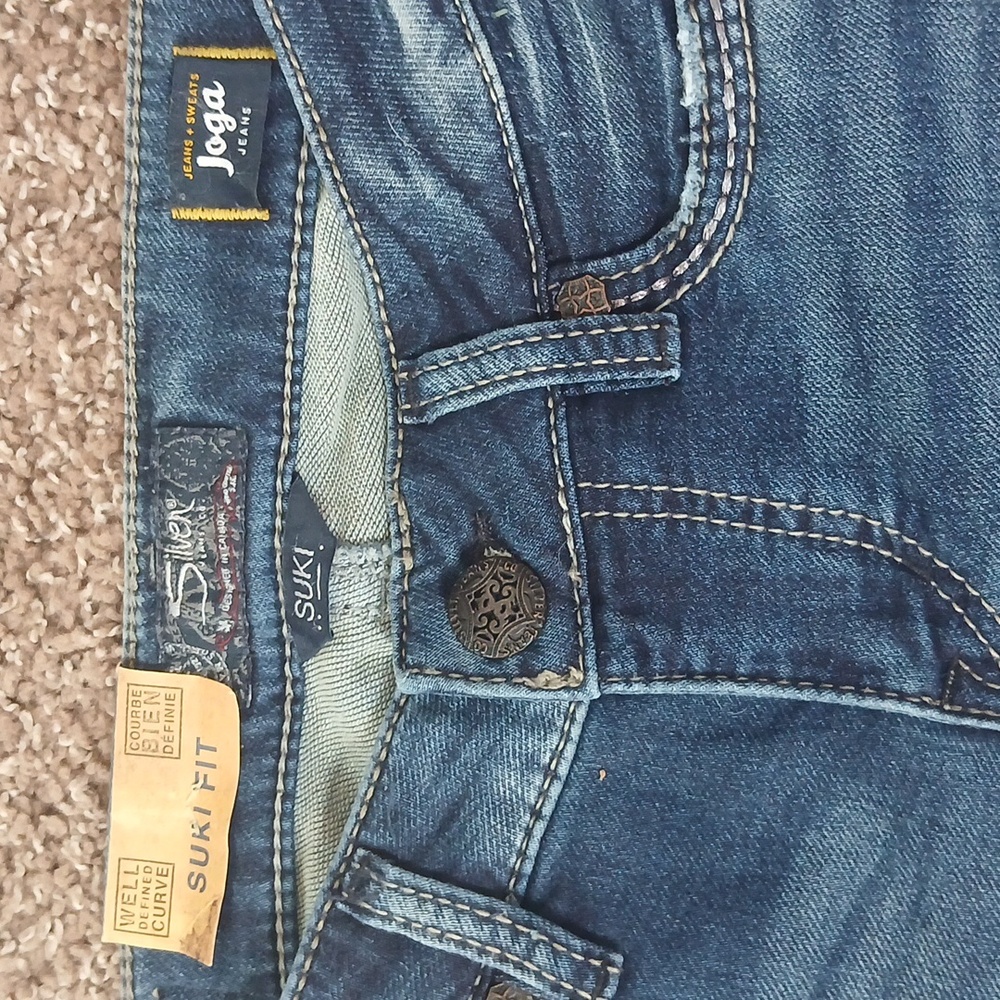 Silver Jeans Co Suki Joga Skinny Jeans Size 27 - Picture 2 of 16